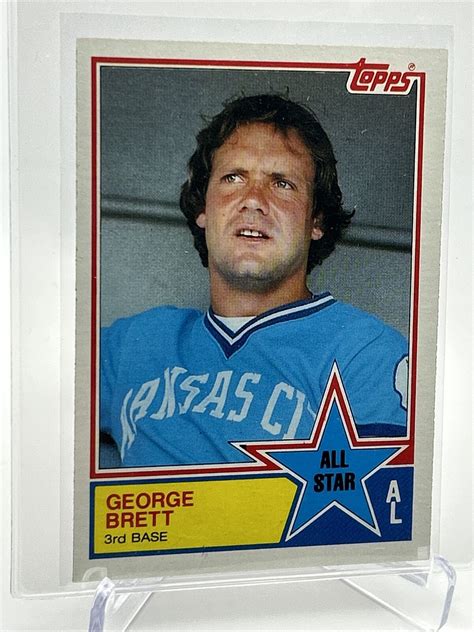 1983 Topps George Brett Baseball Card 388 NM Mint FREE SHIPPING EBay