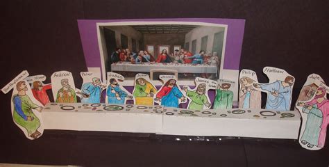 Last Supper Egg Carton Craft