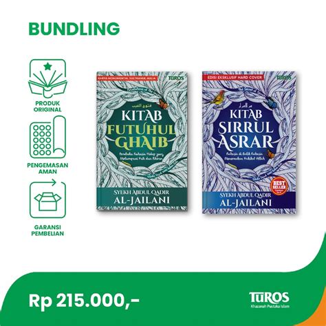 Jual Rene Turos Bundling Buku Futuhul Ghaib Sirrul Asrar Hc Bd