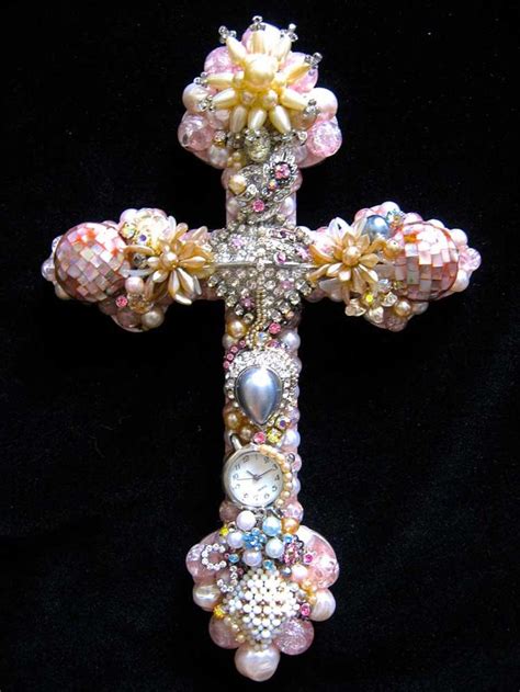 Catherine Catholic Cross Vintage Jewelry Art By Cj Borden Vintage