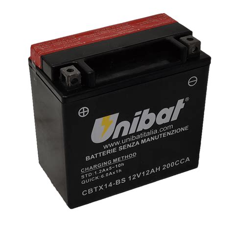 CBTX14BS Unibat Motorcycle Battery The Battery Guys