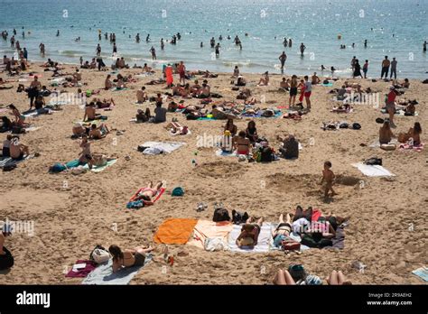 The Plage Des Catalans One Of The Most Popular Beaches In Marseille