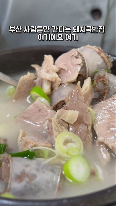 부산 영도 사람들만 아는 로컬맛집‘가마솥 돼지국밥 맛집 맛집브이로그 돼지국밥 리뷰 우아한사라씨 Shorts