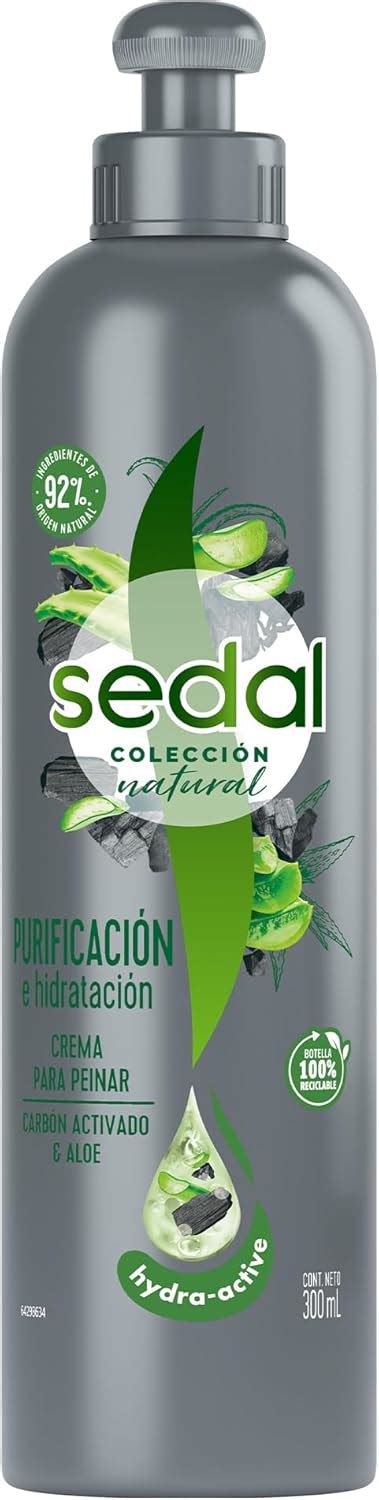 Sedal Crema para Peinar Purificación e Hidratación con Carbón Activado