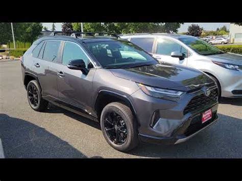 2022 Toyota RAV4 Hybrid XSE In Magnetic Grey Metallic With Midnight