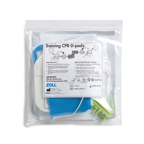 Zoll Cpr D Padz Training Electrodes For Use With Aed Plus Trainer Only