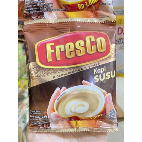 Jual Fresco Kopi Susu Kopi Gula Isi Sachet Shopee Indonesia