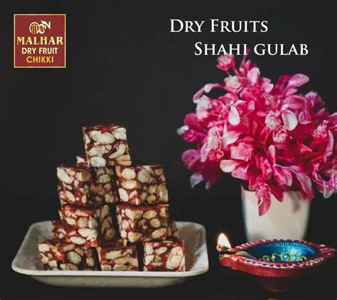 Malhar Dry Fruit Shahi Gulaab Chikki Packaging Size 1000 G At Rs 750