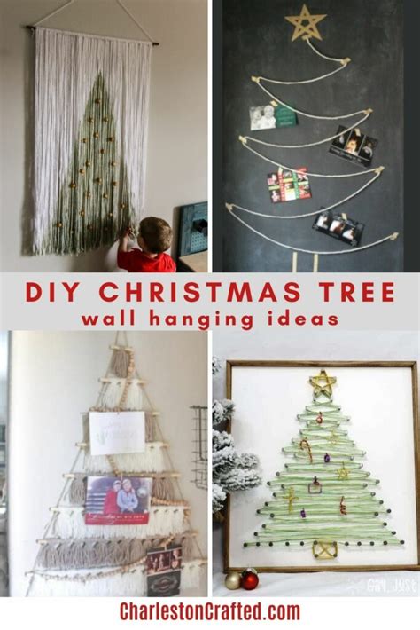 22 DIY wall hanging Christmas tree ideas