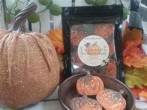 Dark Chocolate Pumpkin Wax Melts Strong Scented Wax Melts For Wax