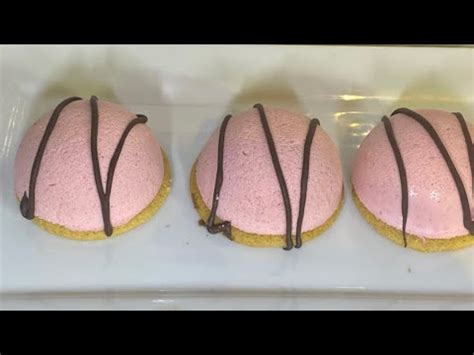 Raspberry Mousse Domes YouTube