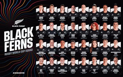 Black Ferns Squad For The Rugby World Cup Rrugbyunion