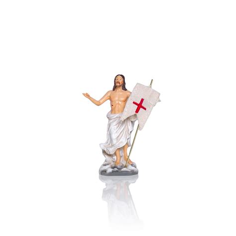 Figurka Jezus Zmartwychwstały 8 cm Wielkanoc Święte Miasto