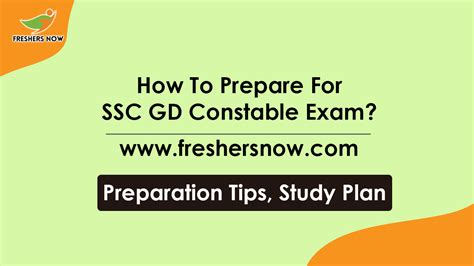 How To Prepare For SSC GD Constable Exam Preparation Tips