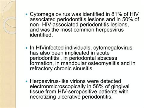 ROLE OF VIRUSES IN PERIODONTAL DISEASES PPT