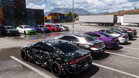 Forza Horizon 5 Craziest Mopar Street Takeover Meet Dodge Charger SRT