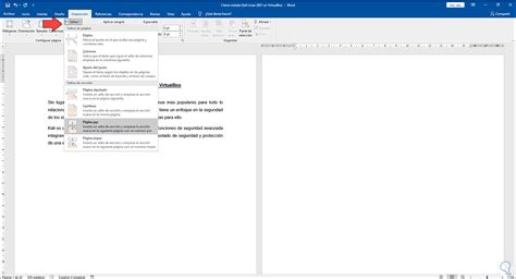 C Mo Crear Secciones En Word Solvetic