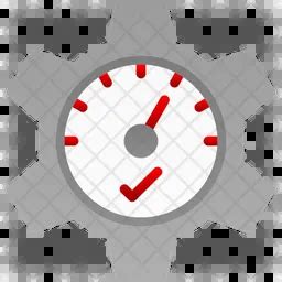 constant development pace icon   flat style