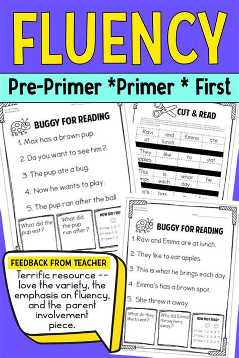 3rd Grade Reading Fluency Rate