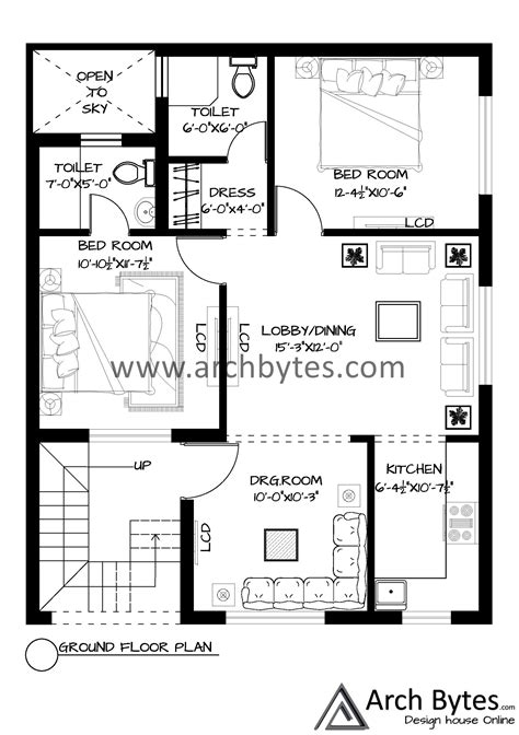 120 Sq Yards West Facing House Plans Homeplan Cloud