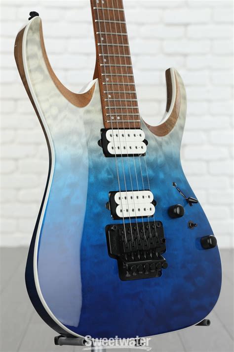 Ibanez High Performance Rga42hptqm Electric Guitar Blue Iceberg