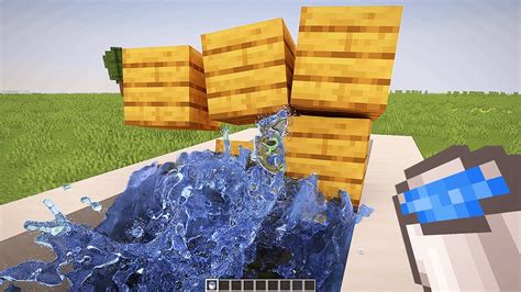 Realistic Water Physics In Minecraft Youtube