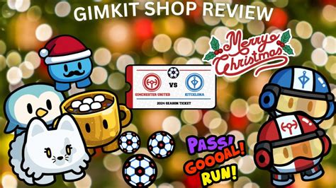 GIMKIT SEASON 2 COSMETIC SHOWCASE NEW CHRISTMAS SHOP Gimkit Shop