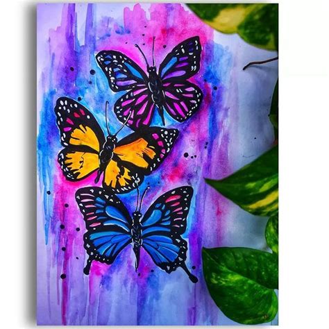 365+ Butterfly Painting Ideas For Beginners | 2022 Updated Butterfly ...