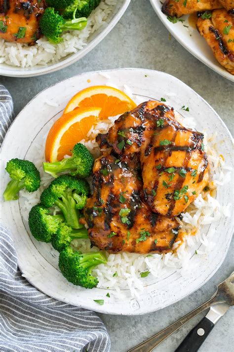 Orange Grilled Chicken {sticky Honey Orange Grilled Version}