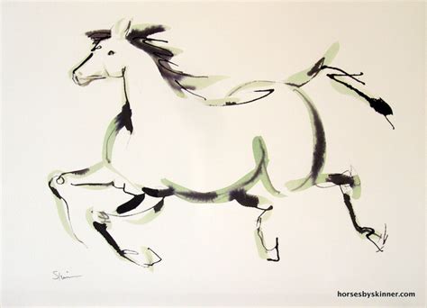 Galloping Horse Sketch at PaintingValley.com | Explore collection of ...