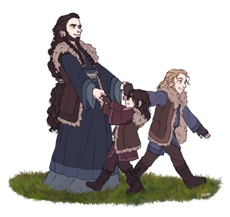 Princess Dis And Her Children Fili And Kili The Hobbit Movies Hobbit