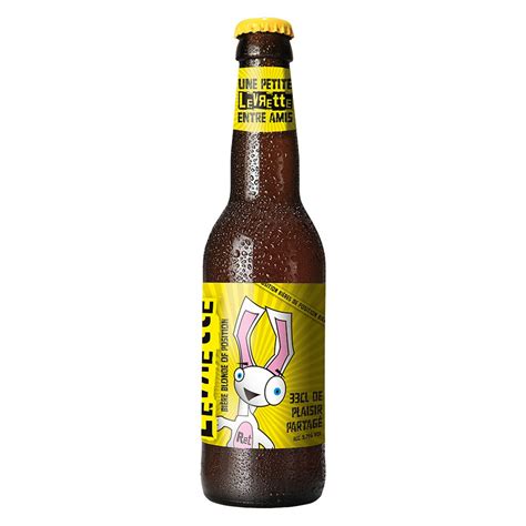 LEVRETTE Bière blonde 5 7 bouteille 33cl pas cher Auchan fr