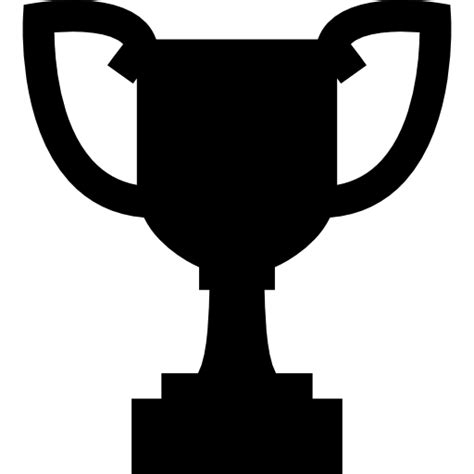 Cup Trophy Silhouette Icona Gratis