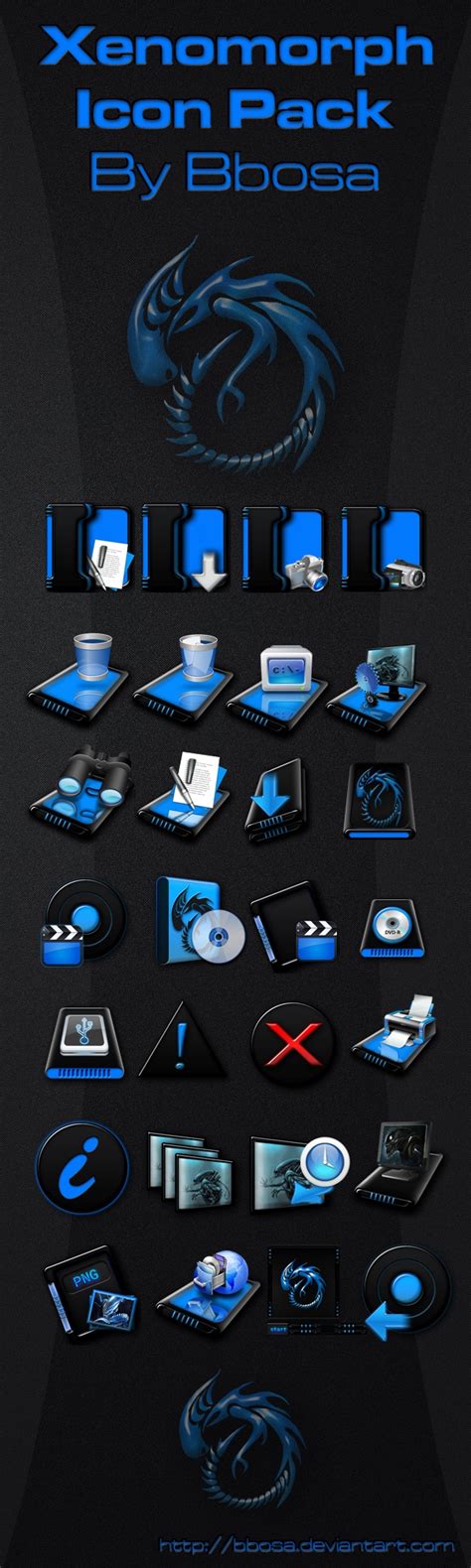 Xenomorph Iconpack Tsp Skinpack