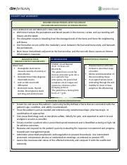 Vsim Prep Week 12 Docx CONCEPT MAP WORKSHEET DESCRIBE DISEASE PROCESS