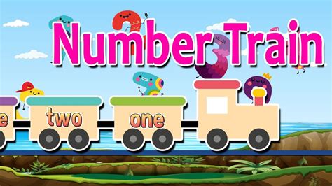 Number Train Numbers And Counting Songs 123 Train Count To 10