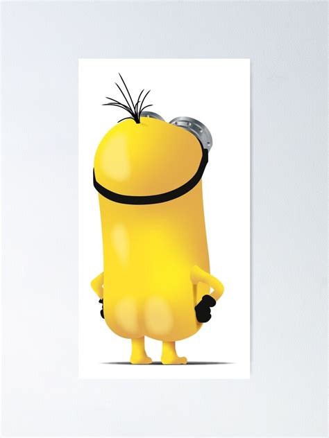 Minions Kevin Standing Poster For Sale By Deancoledesign Redbubble