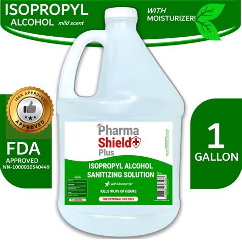 Isopropyl Alcohol Antiseptic Disinfectant With Moisturizer 1 GALLON