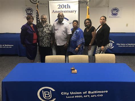 CUB Retiree Officer Installation 2019 | City Union of Baltimore Local 800