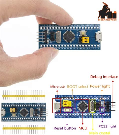 Stm32f103c6t6 Stm32f103c8t6 Arm Stm32 Minimum System Development Board