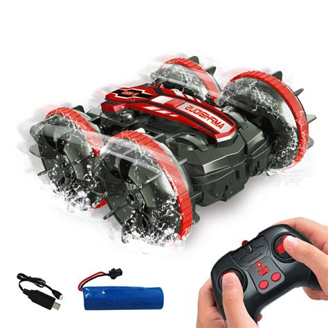 G Remote Control Water And Land Long Enduranced Tumbling Stunt Car