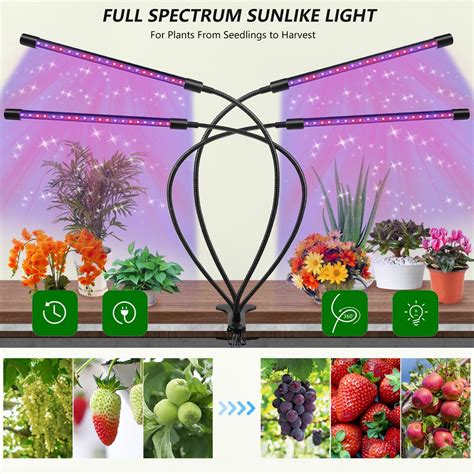 Timing Led Grow Light Usb Phyto Lamp Full Spectrum Fitolamp With