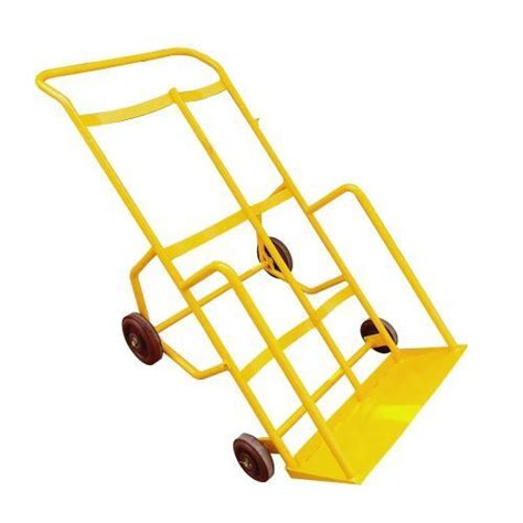 Heavy Duty Four Wheel Double Gas Cylinder Trolley At 8053 50 INR In