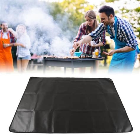 Tapis De Barbecue Tapis De Gril Double Face En Silicone Ignifuge