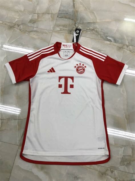 Branca Camisa Titular Do Bayern De Munique 2023 2024 Vaza Mantos Do