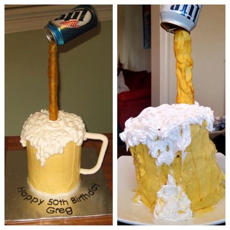 Beer Mug Birthday Cake Expectationvsreality