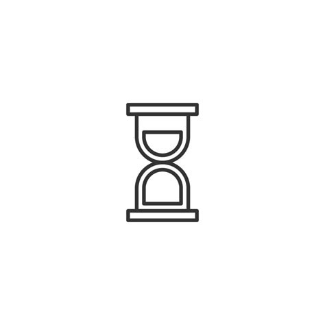 Hora Y Reloj Ilustraci N Minimalista Dibujada Con Una Delgada L Nea