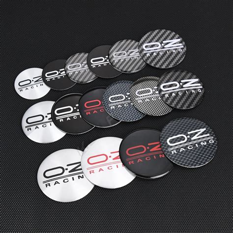 4PCS OZ Wheel Center Sticker 45MM 50MM 56MM 65MM Sport Rim Cap