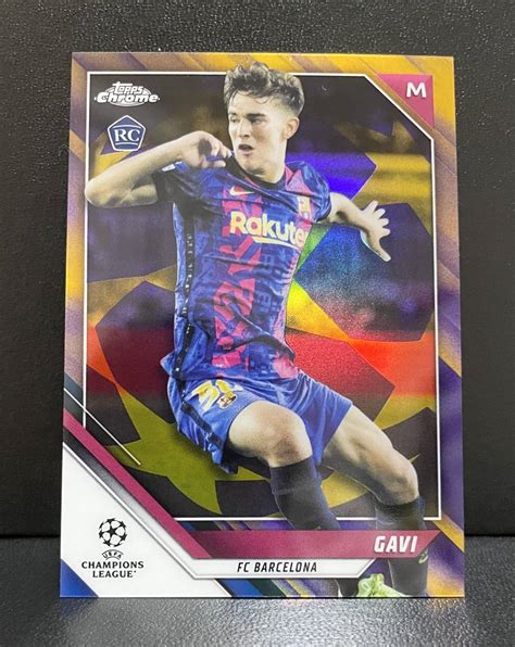 Yahoo オークション Gavi 2021 22 Topps Chrome UEFA Champions Leag