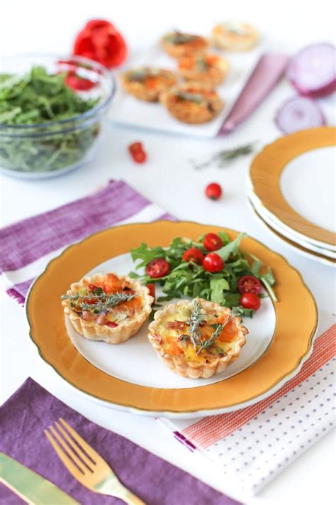 Mini Ham And Cheese Quiche Recipe Salty Canary